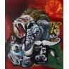 The Big Fives (120cm x100cm)